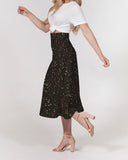 "Spirited Melody" - Women's A-Line Midi Skirt