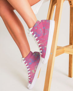 Elegant Customary Series "2" - Women's Hightop Canvas Shoe