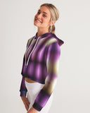 "Bassline" - Women's Cropped Hoodie