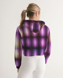 "Bassline" - Women's Cropped Hoodie