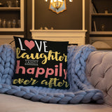 3_124 - Love, laughter, and happily ever after - Basic Pillow