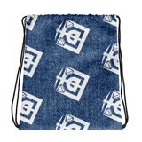 "Denim" - Printed - Drawstring bag