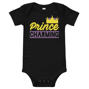 2_147 - Prince charming - Baby short sleeve one piece