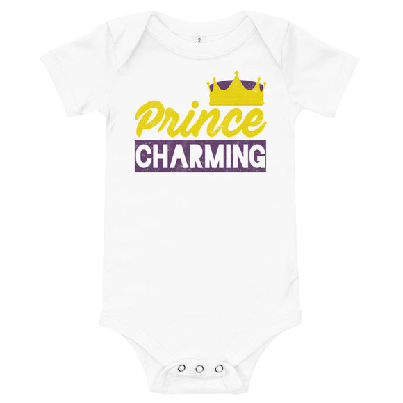 2_147 - Prince charming - Baby short sleeve one piece