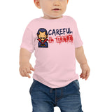 19 - Careful I bite - Baby Jersey Short Sleeve Tee