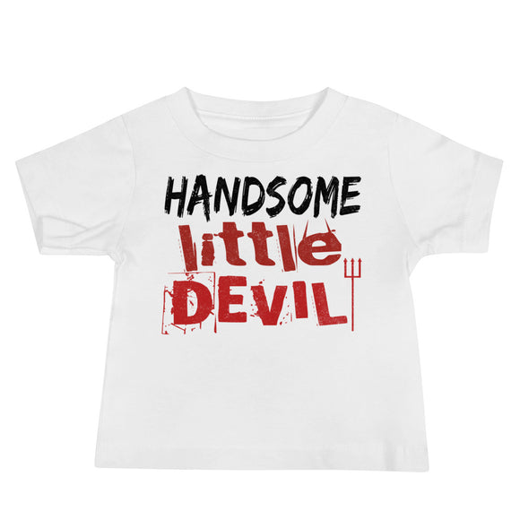 9 - Handsome little devil - Baby Jersey Short Sleeve Tee