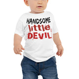 9 - Handsome little devil - Baby Jersey Short Sleeve Tee