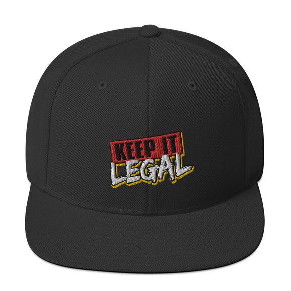 1_72 - Keep it legal - Snapback Hat