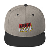 1_72 - Keep it legal - Snapback Hat