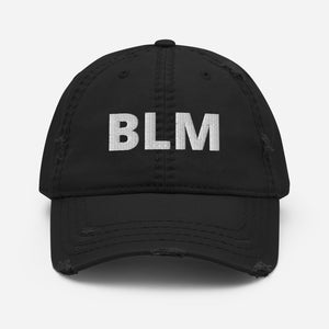 "BLM" - Distressed Dad Hat