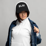 "BLM" - Distressed Dad Hat