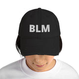 "BLM" - Distressed Dad Hat