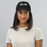 "BLM" - Distressed Dad Hat