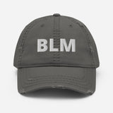 "BLM" - Distressed Dad Hat