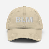 "BLM" - Distressed Dad Hat