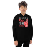 7_196 - You have to be odd to be number one - Kids fleece hoodie