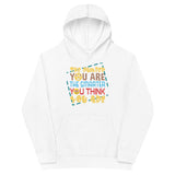 6_298 - The dumber you are, the smarter you think you are - Kids fleece hoodie