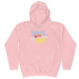 4_280 - Young wild and free - Kids Hoodie