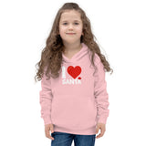 44 - I heart Santa - Kids Hoodie