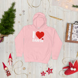 44 - I heart Santa - Kids Hoodie