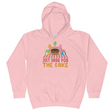 3_237 - Just here for the cake - Kids Hoodie