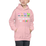 9 - Chillin' with my peeps - Kids Hoodie