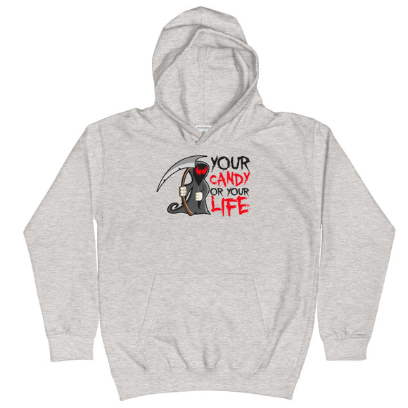 7 - Your candy or your life - Kids Hoodie