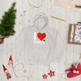 44 - I heart Santa - Kids Hoodie