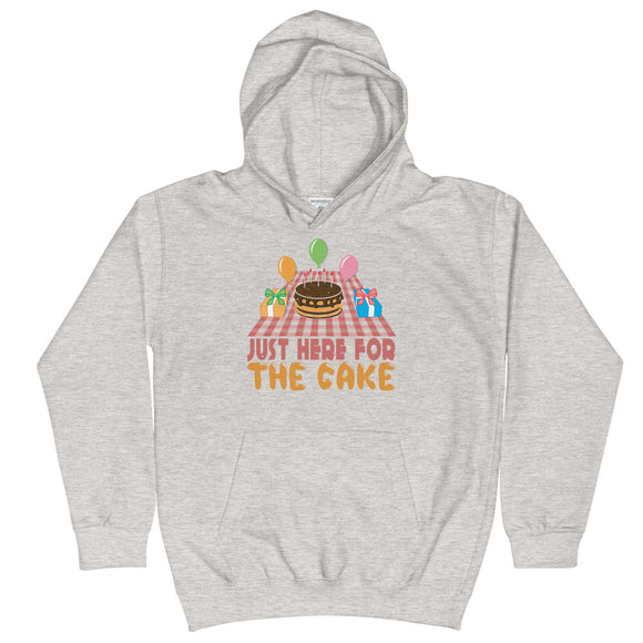 3_237 - Just here for the cake - Kids Hoodie