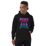 1_225 - Music is the moonlight in the gloomy night of life - Kids Hoodie