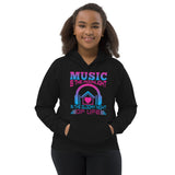 1_225 - Music is the moonlight in the gloomy night of life - Kids Hoodie