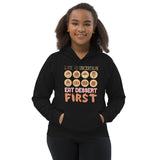 6_270 - Life is uncertain eat dessert first - Kids Hoodie