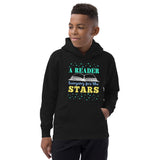 1_165 - A reader longing for the stars - Kids Hoodie