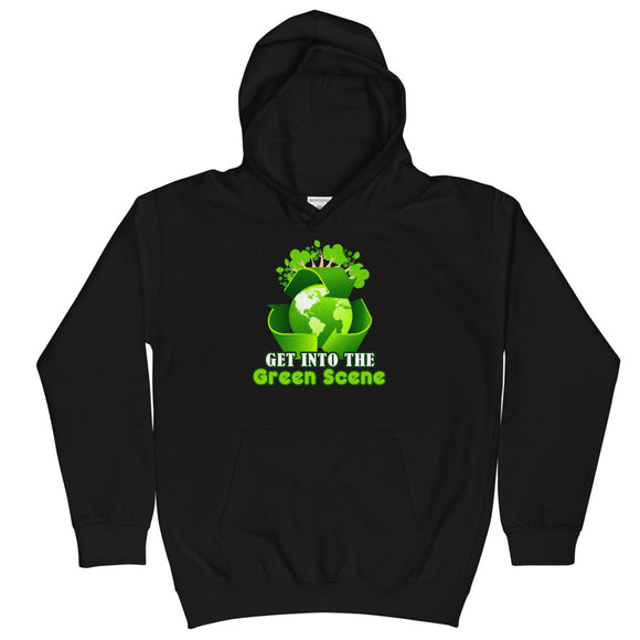 7_87 - Get into the green scene - Kids Hoodie