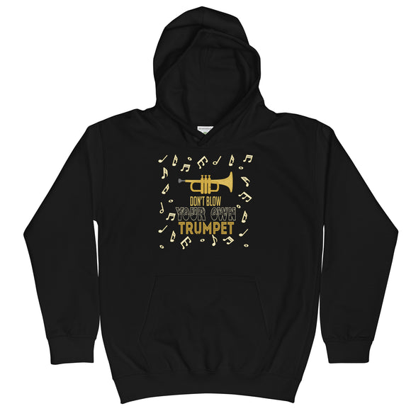 5_226 - Don't blow your own trumpet - Kids Hoodie