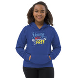 4_280 - Young wild and free - Kids Hoodie