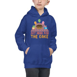 3_237 - Just here for the cake - Kids Hoodie