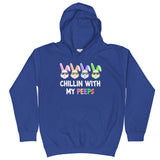 9 - Chillin' with my peeps - Kids Hoodie