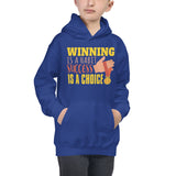 3_162 - Winning is a habit, success is a choice - Kids Hoodie