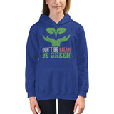 3_267 - Don't be mean be green - Kids Hoodie