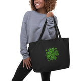 6_131 - Luck is believing you're lucky - Large organic tote bag