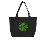 6_131 - Luck is believing you're lucky - Large organic tote bag