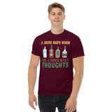 2_118 - A drunk man's words are a sober man's thoughts - Men's heavyweight tee