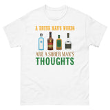 2_118 - A drunk man's words are a sober man's thoughts - Men's heavyweight tee