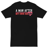 1_296 - A man after my own heart - Men’s premium heavyweight tee