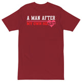 1_296 - A man after my own heart - Men’s premium heavyweight tee