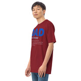 6 - Dad "noun" informal... - Men’s premium heavyweight tee