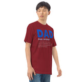 6 - Dad "noun" informal... - Men’s premium heavyweight tee