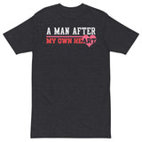 1_296 - A man after my own heart - Men’s premium heavyweight tee