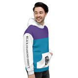 Logo - Paneled Teal / Purple - Unisex - Hoodie